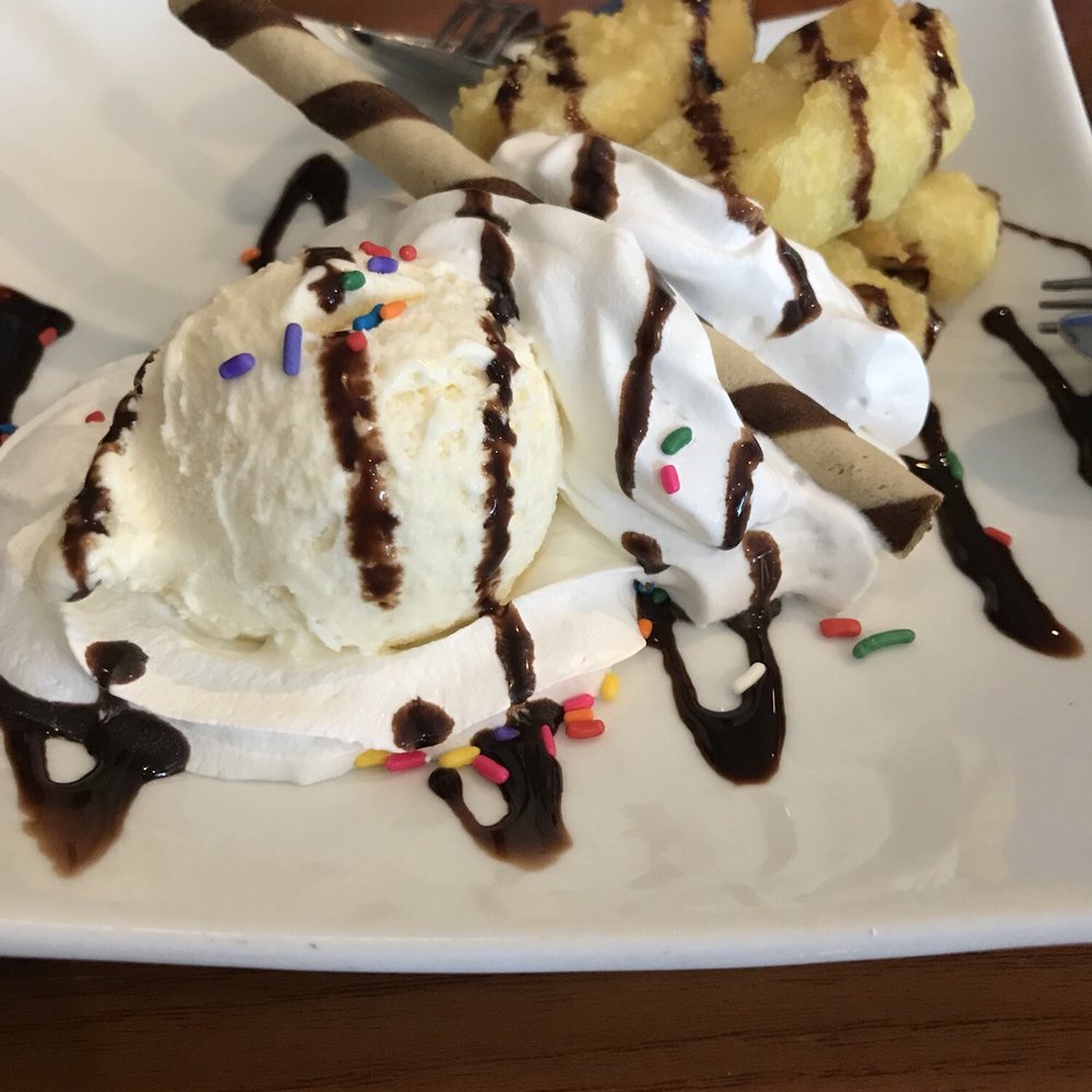 Sabai - Tempura Banana with Ice Cream - Thai Near Me - Boynton Beach, Florida Sabai - Tempura Banana with Ice Cream - Thai Near Me - Boynton Beach, Florida