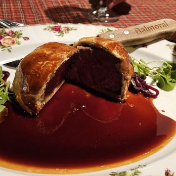 Balmoral Restaurant - Young Bonnie Prince Charlie's Beef Wellington - Scottish Near Me - St Charles, Illinois