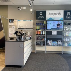 Great Clips - Front desk and more products.