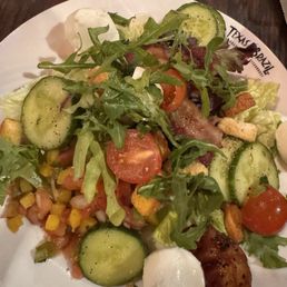 Custom salad from the salad bar Custom salad from the salad bar