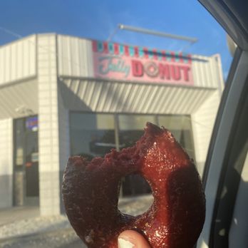 The Jelly Donut - Red velvet! - Donuts Near Me - Reno, Nevada The Jelly Donut - Red velvet! - Donuts Near Me - Reno, Nevada