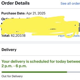 My order form My order form
