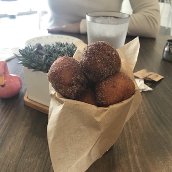 2 Birds Coffee - Cinnamon Sugar Mini Donuts SERVED HOT!! - Coffee & Tea Near Me - Miramar Beach, Florida