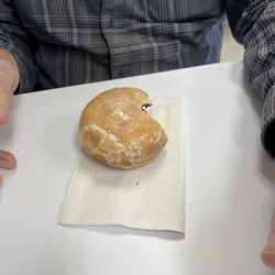 Top Donuts - Blueberry filled donut.