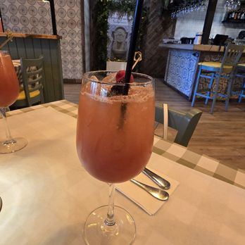 Acqua E Farina - Watermelon berry sangria - Italian Near Me - Chula Vista, California