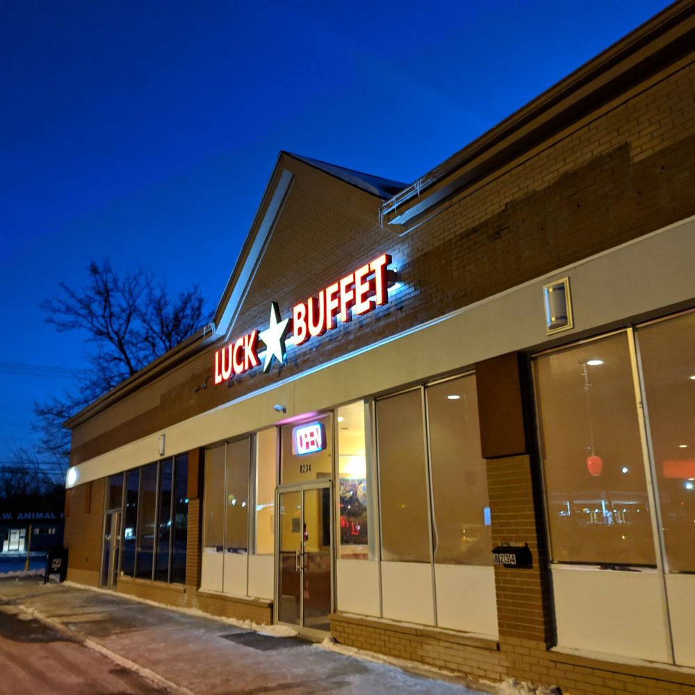 Luck Star Buffet - the outside of the restaurant - Buffets Near Me - Taylor, Michigan