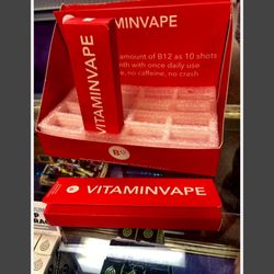 I bought the B-12 Vape. The young man said it lasts about a month. $20.00