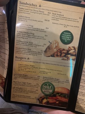 Menu photo 5 Bobby O'brien's Guelph, ON