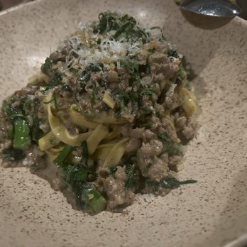 Esther's Kitchen - Tagliatelle - the rab was slightly bitter but I can see how it offset the richness of the dish - Italian Near Me - Las Vegas, Nevada
