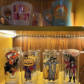 SB Urban Flea Market - Nostalgic Mc D's glasses - Antiques Near Me - Santa Barbara, California