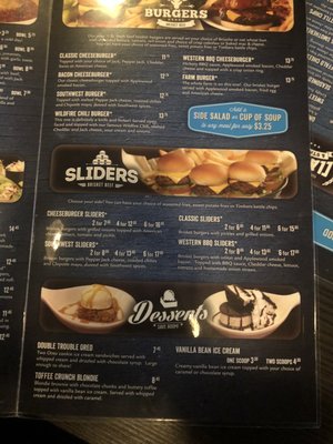 Menu photo 4 Timbers - Cheyenne Las Vegas, NV Menu photo 4 Timbers - Cheyenne Las Vegas, NV