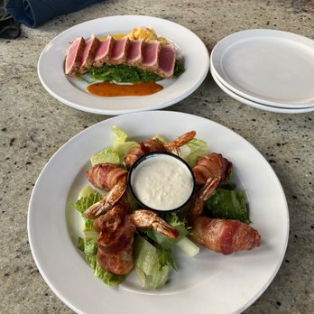 Stinger’s Waterfront - Seared Ahi and Shrimp Lejon - American Near Me - Ridley Park, Pennsylvania Stinger’s Waterfront - Seared Ahi and Shrimp Lejon - American Near Me - Ridley Park, Pennsylvania