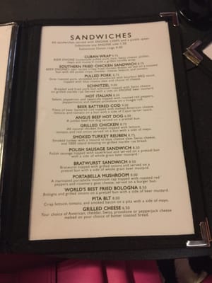 Menu photo 5 Buckeye Beer Engine Lakewood, OH