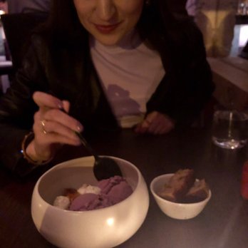 Wayan - The ube ice cream with banana bread and brûléed bananas. You can tell by my face how good it is! - Indonesian Near Me - New York, New York Wayan - The ube ice cream with banana bread and brûléed bananas. You can tell by my face how good it is! - Indonesian Near Me - New York, New York
