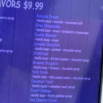 lcey Poki - Ice cream flavors - Poke Near Me - San Jose, California