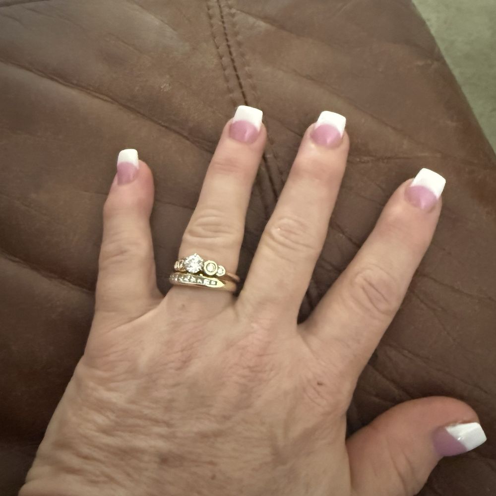 Nicholas Nails II - Full set of pink and white. - Nail Salons Near Me - Spring Hill, Florida Nicholas Nails II - Full set of pink and white. - Nail Salons Near Me - Spring Hill, Florida