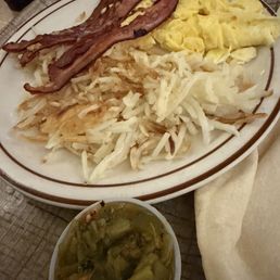 2 egg breakfast plate