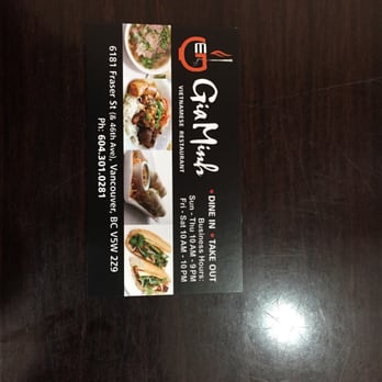Gia Minh - Vietnamese Near Me - Vancouver, British Columbia