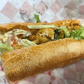 Big EZ Seafood - 6 inch Shrimp Po Boy (with tax = $10.43) - Seafood Near Me - Gretna, Louisiana Big EZ Seafood - 6 inch Shrimp Po Boy (with tax = $10.43) - Seafood Near Me - Gretna, Louisiana