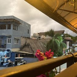 View from our upstairs table