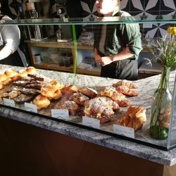 Like in Paris... These are the Best. But come early, the stuff just flies off the shelves.