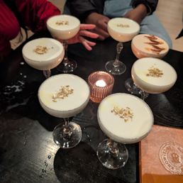 Pistachio martinis & espresso martini Pistachio martinis & espresso martini