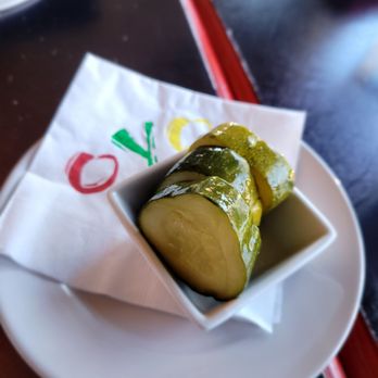 Oyo - Pickles provided after sitting down. Not sour but a little on the sweet side. - Latin American Near Me - Pleasanton, California Oyo - Pickles provided after sitting down. Not sour but a little on the sweet side. - Latin American Near Me - Pleasanton, California