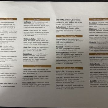 City Bistro - Menu - Sandwiches Near Me - Phoenix, Arizona