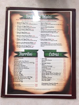 Menu photo 1 Don Jose Mexican Restaurant Victoria, TX