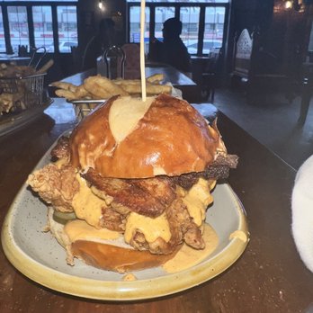 Queens Bully - FRIED CHICKEN BURGER - Gastropubs Near Me - Forest Hills, New York Queens Bully - FRIED CHICKEN BURGER - Gastropubs Near Me - Forest Hills, New York