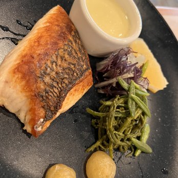 Nami Kaze - Their crispy fish with a beurre blanc sauce...was good - Japanese Near Me - Honolulu, Hawaii