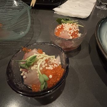 Sakesan Sushi & Robata - Hamachi shots - Japanese Near Me - San Francisco, California Sakesan Sushi & Robata - Hamachi shots - Japanese Near Me - San Francisco, California