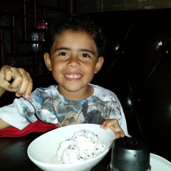 Red Plum - He liked the ice cream as you can see! - Asian Fusion Near Me - Mamaroneck, New York Red Plum - He liked the ice cream as you can see! - Asian Fusion Near Me - Mamaroneck, New York