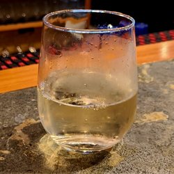 Abbey Burger Mt. Washington - 7'26'2022 HH Glass of Riesling