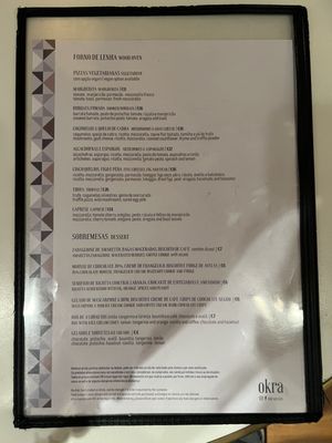 Menu photo 1 Okra Porto, 13