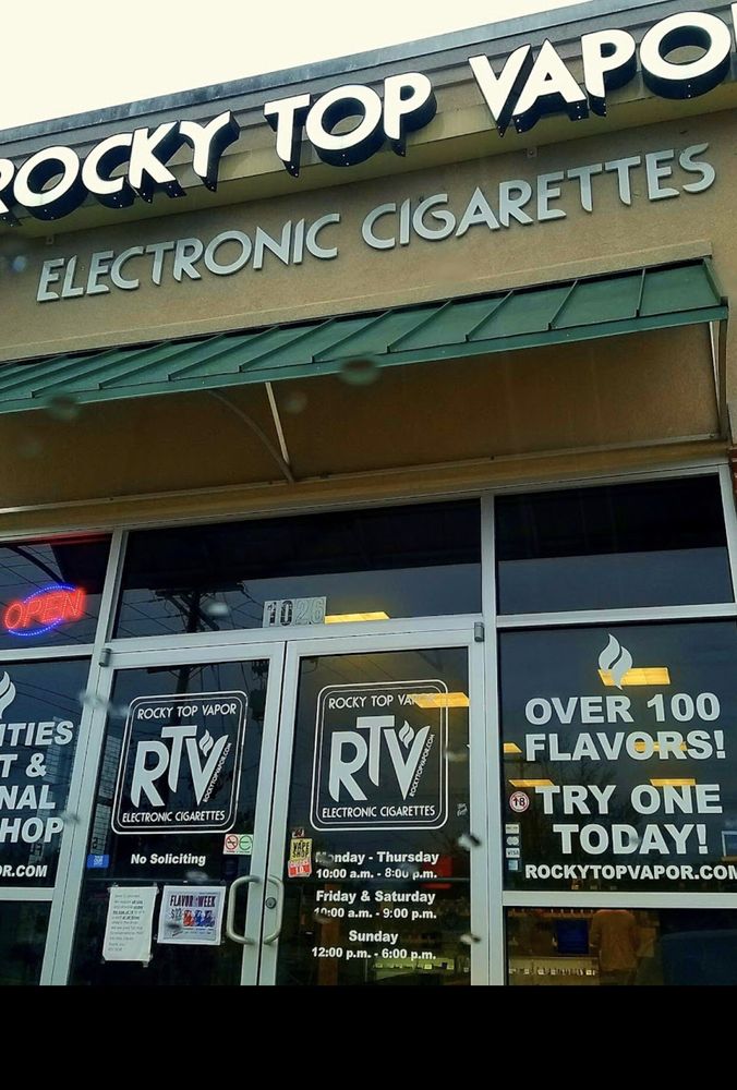 ROCKY TOP VAPOR 1026 Over Mountain Dr, Elizabethton, Tennessee Vape