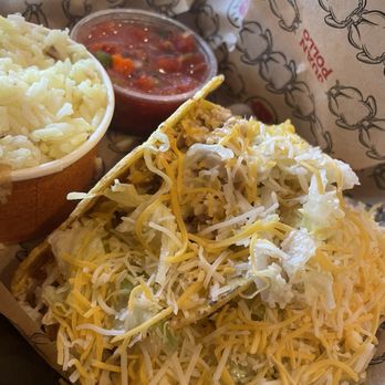 Juan Pollo - Two taco combo for $ 9.99 comes with 2 chicken tacos, salsa, one side and a drink! - Mexican Near Me - Covina, California