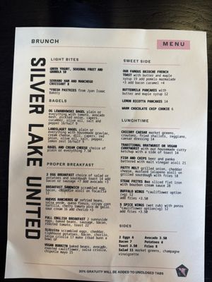 Menu photo 3 Silver Lake United Los Angeles, CA