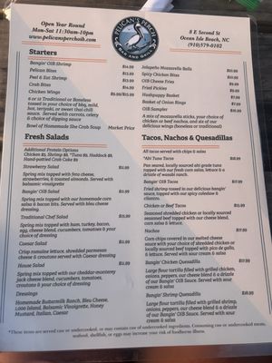 Menu photo 5 Pelican's Perch Bar & Grill Ocean Isle Beach, NC Menu photo 5 Pelican's Perch Bar & Grill Ocean Isle Beach, NC