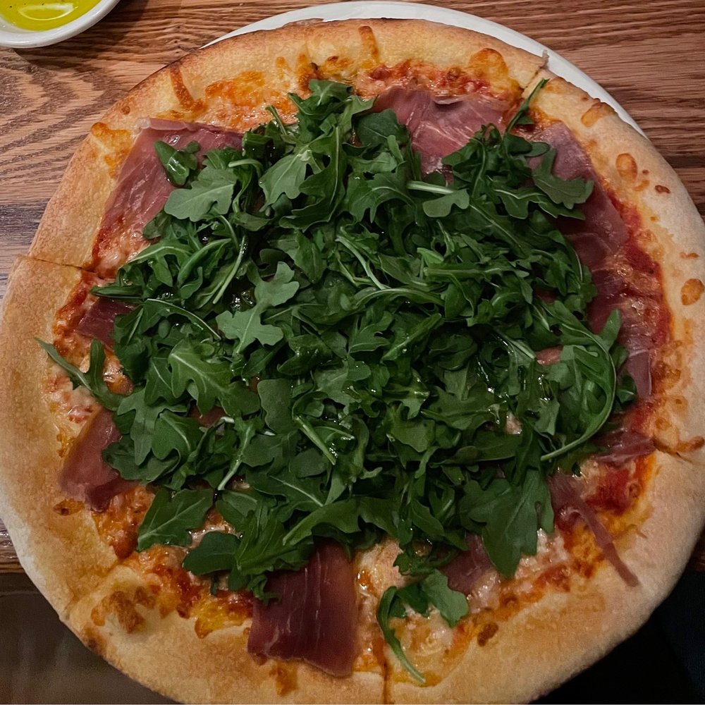 Cibo e Beve - Prosciutto and Arugula Pizza - Italian Near Me - Atlanta, Georgia Cibo e Beve - Prosciutto and Arugula Pizza - Italian Near Me - Atlanta, Georgia
