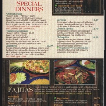 El Azteca - Menu Page 3 - Mexican Near Me - Middletown, Delaware