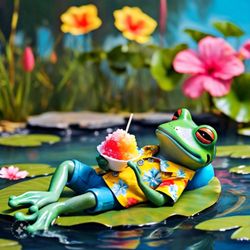 Froggie Freeze Blue Trailer