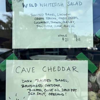 Courage Bagels - Menu. Specials - Bagels Near Me - Los Angeles, California