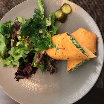 The Kitchen By Wolfgang Puck - Hummus wrap with salad - Pizza Near Me - Calgary, Alberta