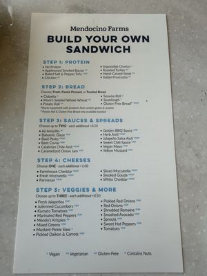 Menu photo 1 Mendocino Farms Santa Barbara, CA Menu photo 1 Mendocino Farms Santa Barbara, CA