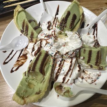 Heemo Sushi - Matcha Tempura ice cream - Sushi Bars Near Me - Duarte, California