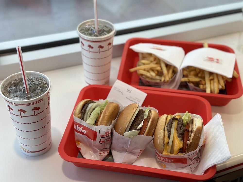 Food from In-N-Out Burger
