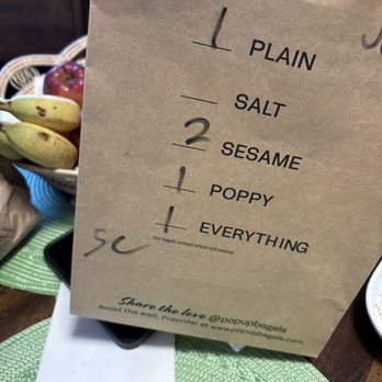 PopUp Bagels - Bag - Bagels Near Me - Ardmore, Pennsylvania