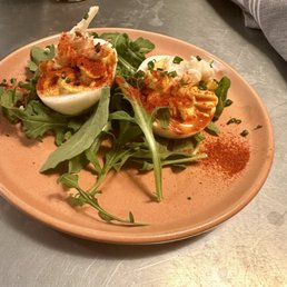 Lobster Deviled Eggs