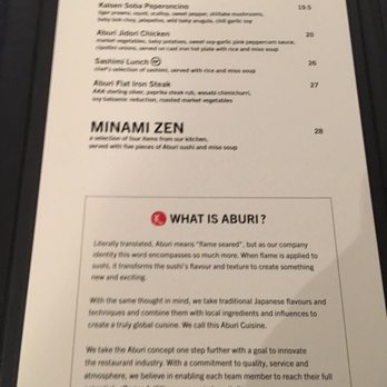 Minami - Entrées and Aburi definition - Japanese Near Me - Vancouver, British Columbia
